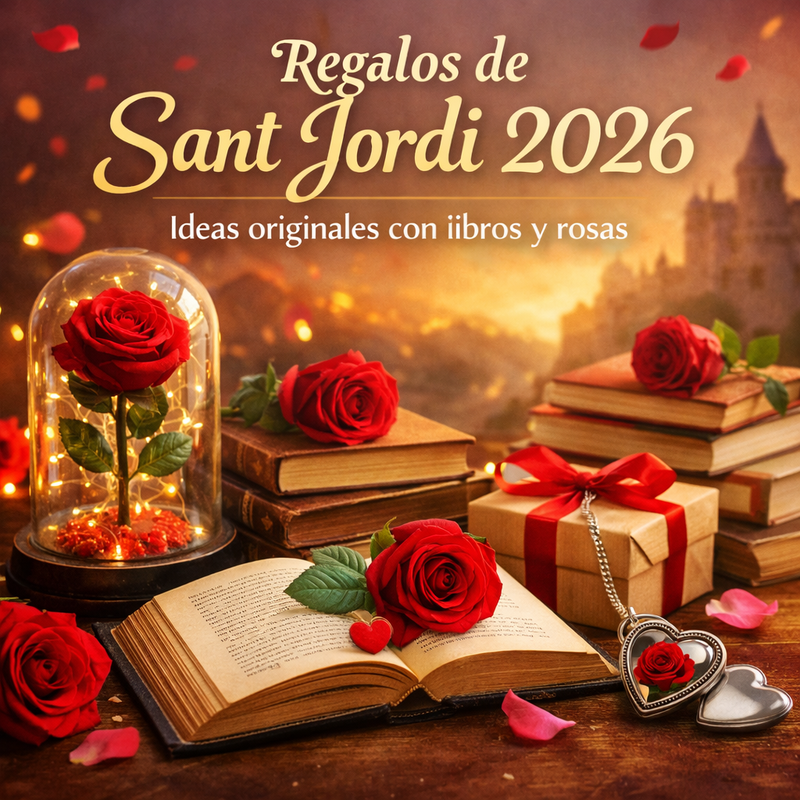 Regalos de Sant Jordi 2026: ideas originales con libros y rosas