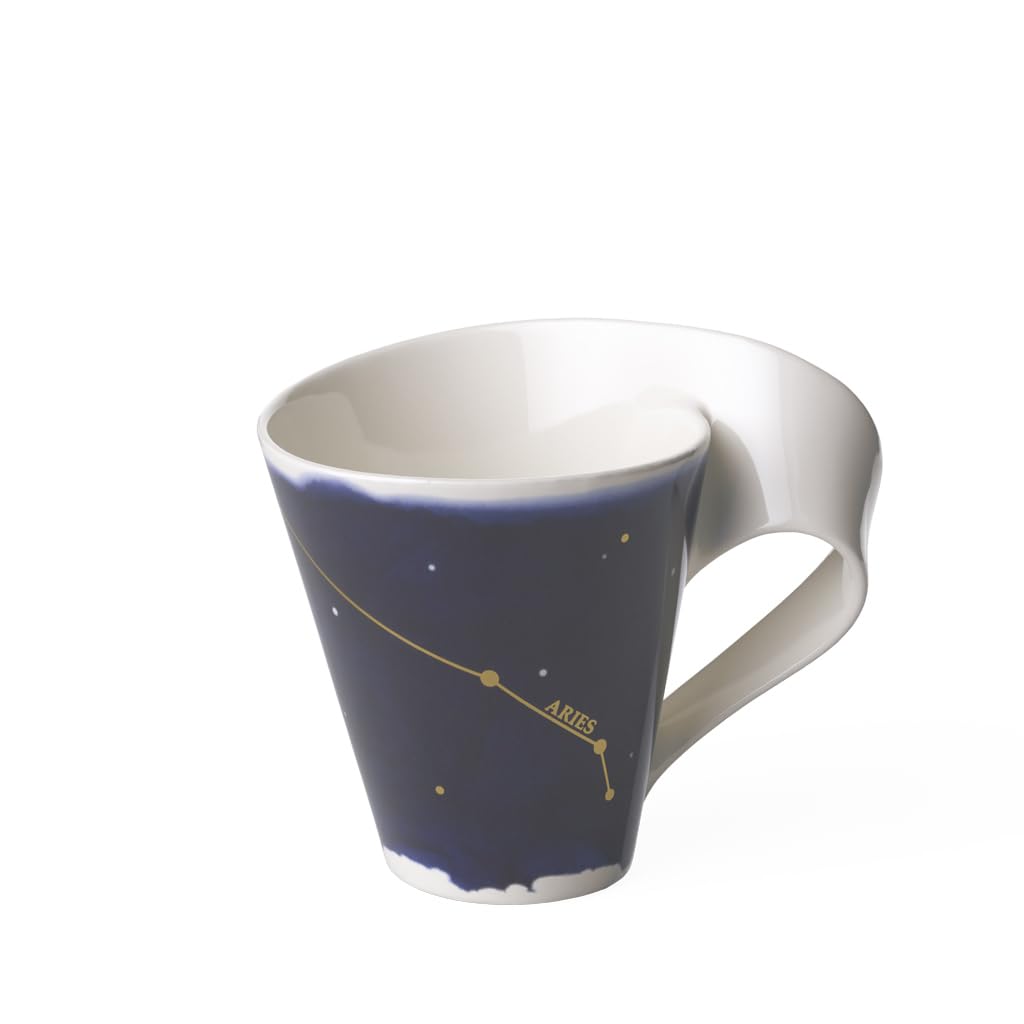 Taza Aries Villeroy & Boch ♈ | Taza Horóscopo Aries Porcelana Premium – Regalo Elegante para Aries