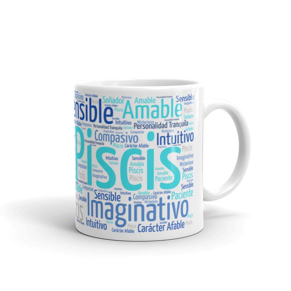 Taza signo Piscis ♓ – Regalo original y práctico