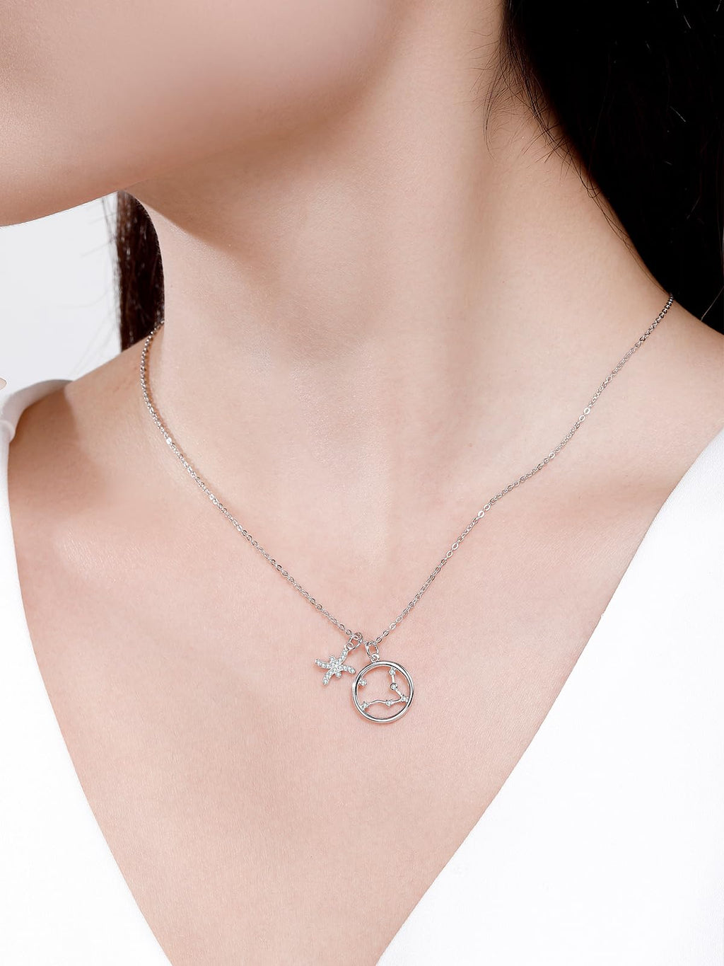 Collar Piscis ♓ en plata 925 – Regalo elegante