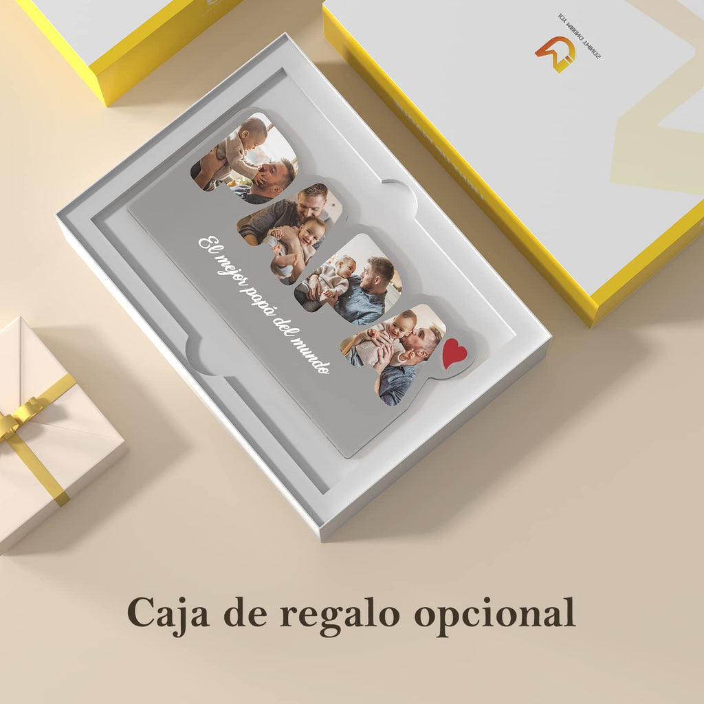 Lámpara LED personalizada para papá