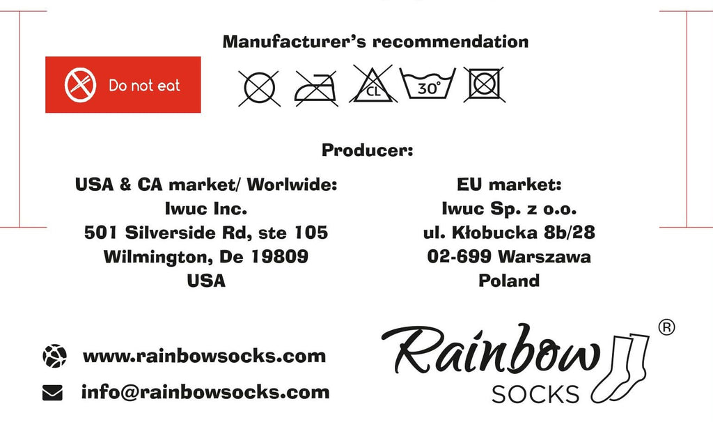 Calcetines Sushi Divertidos Rainbow Socks – 5 Pares de Calcetines Unisex con Diseño de Sushi | Regalo Original
