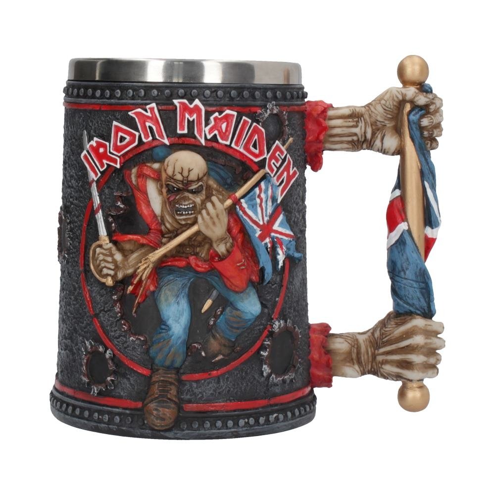 Jarra de cerveza Iron Maiden Eddie – Vaso cervecero coleccionable para fans del heavy metal