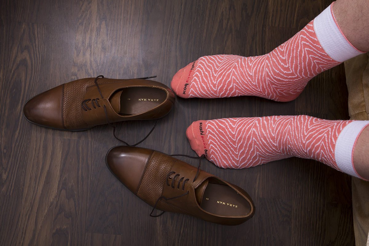 Calcetines Sushi Divertidos Rainbow Socks – 5 Pares de Calcetines Unisex con Diseño de Sushi | Regalo Original