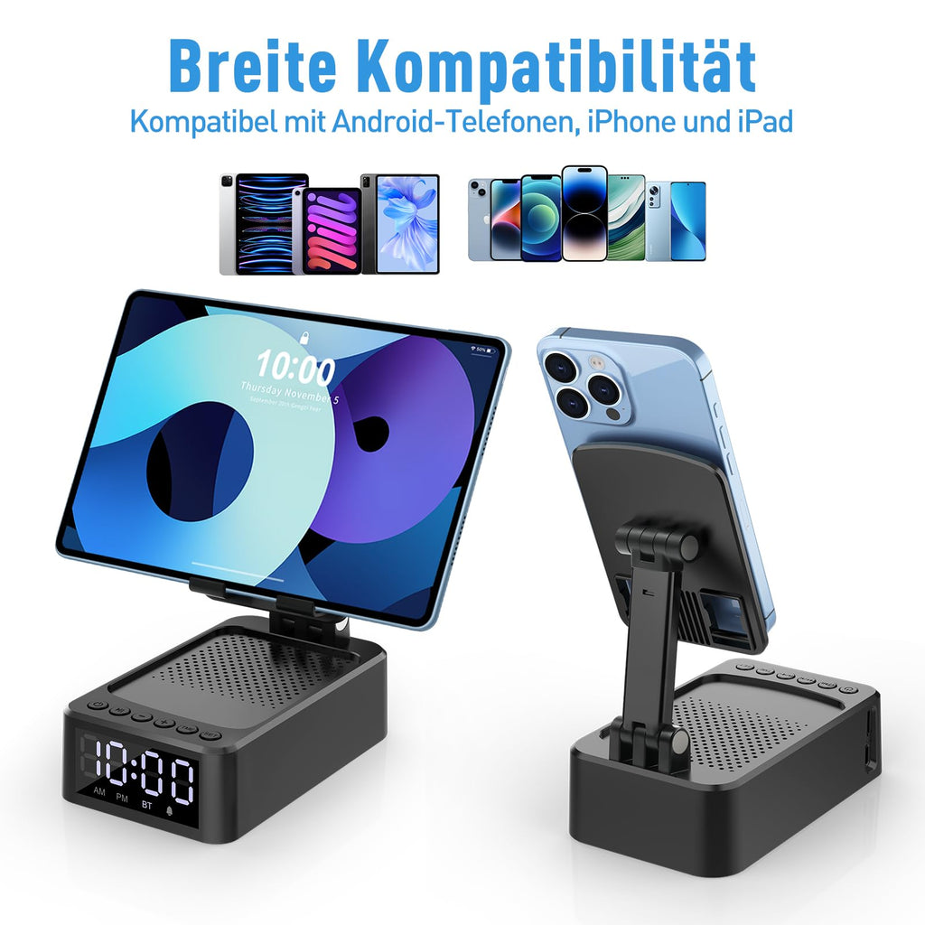 Gadget tecnológico con altavoz Bluetooth