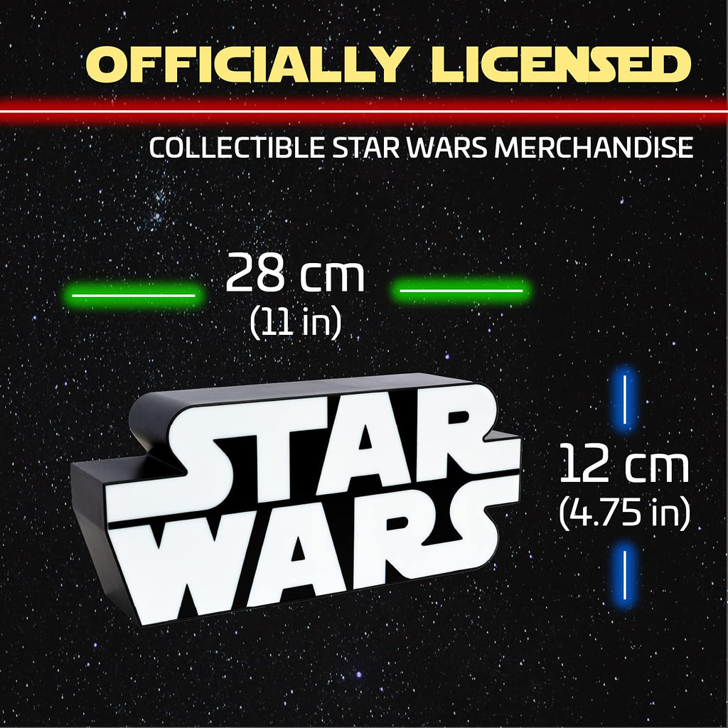 Lámpara Star Wars Logo Oficial – Luz decorativa para habitación | Regalo geek para fans