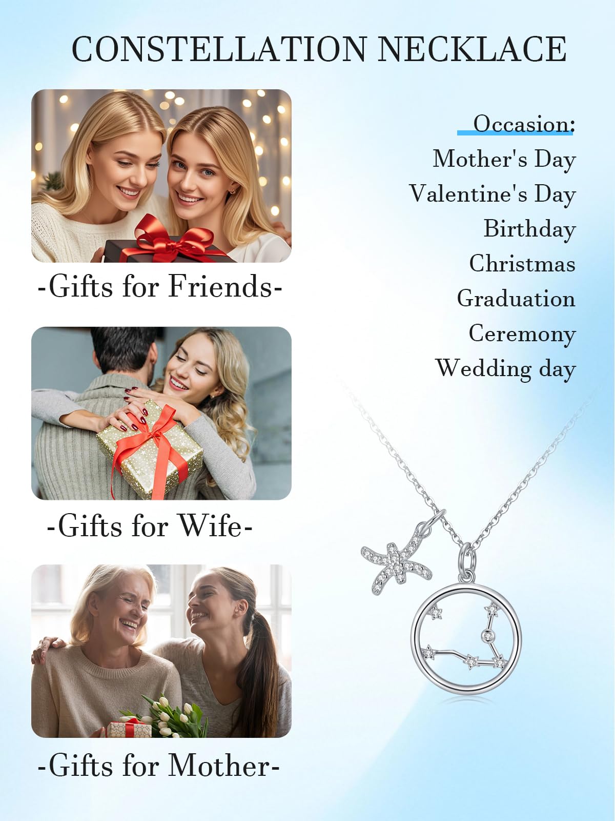 Collar Piscis ♓ en plata 925 – Regalo elegante