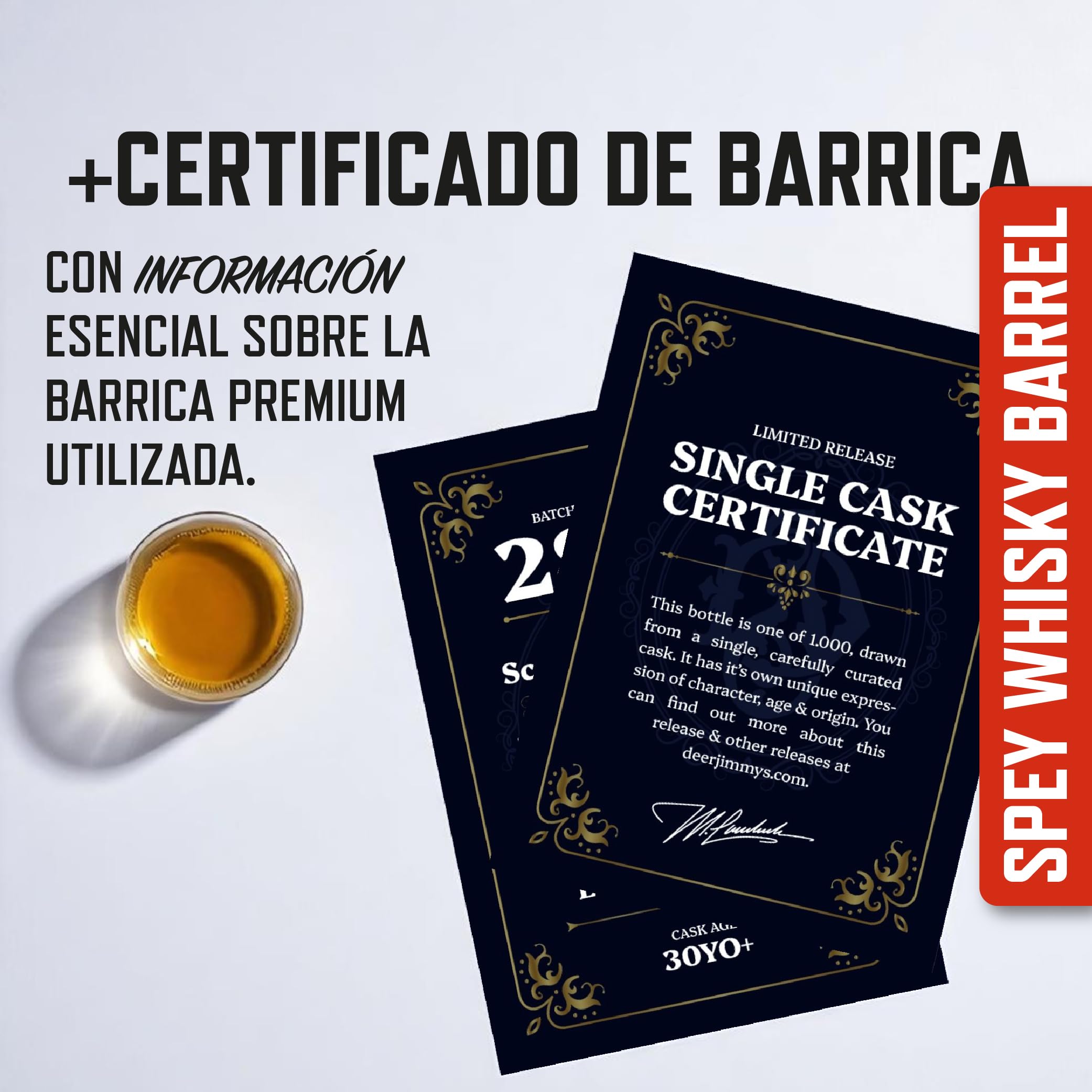 Kit DIY para hacer tu propio whisky – Maduración con roble Speyside | Regalo para amantes del whisky