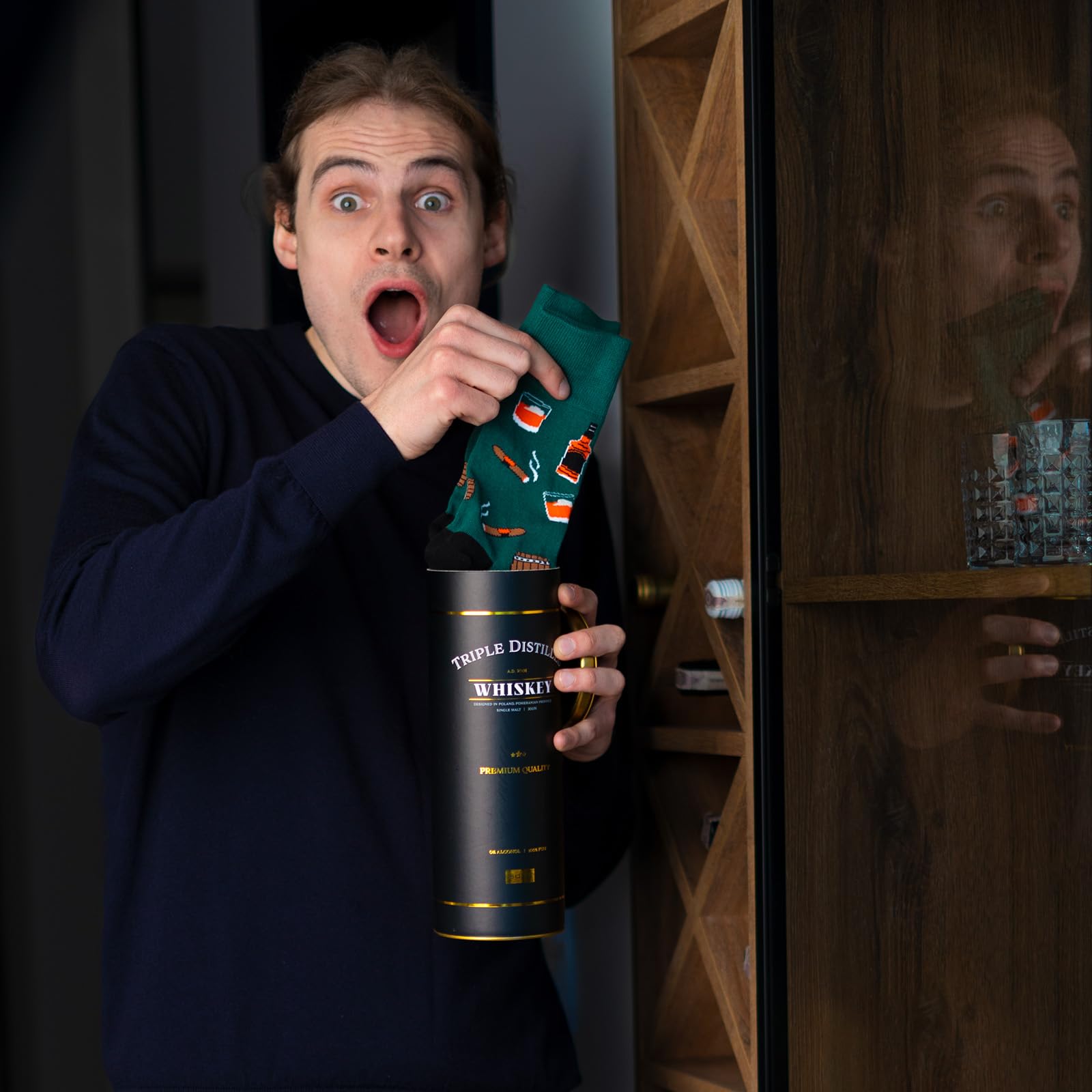 Calcetines whisky divertidos (3 pares)