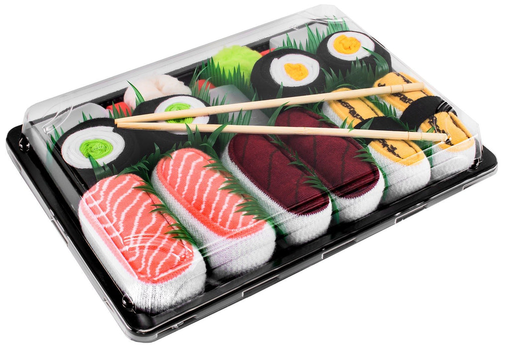 Calcetines Sushi Divertidos Rainbow Socks – 5 Pares de Calcetines Unisex con Diseño de Sushi | Regalo Original