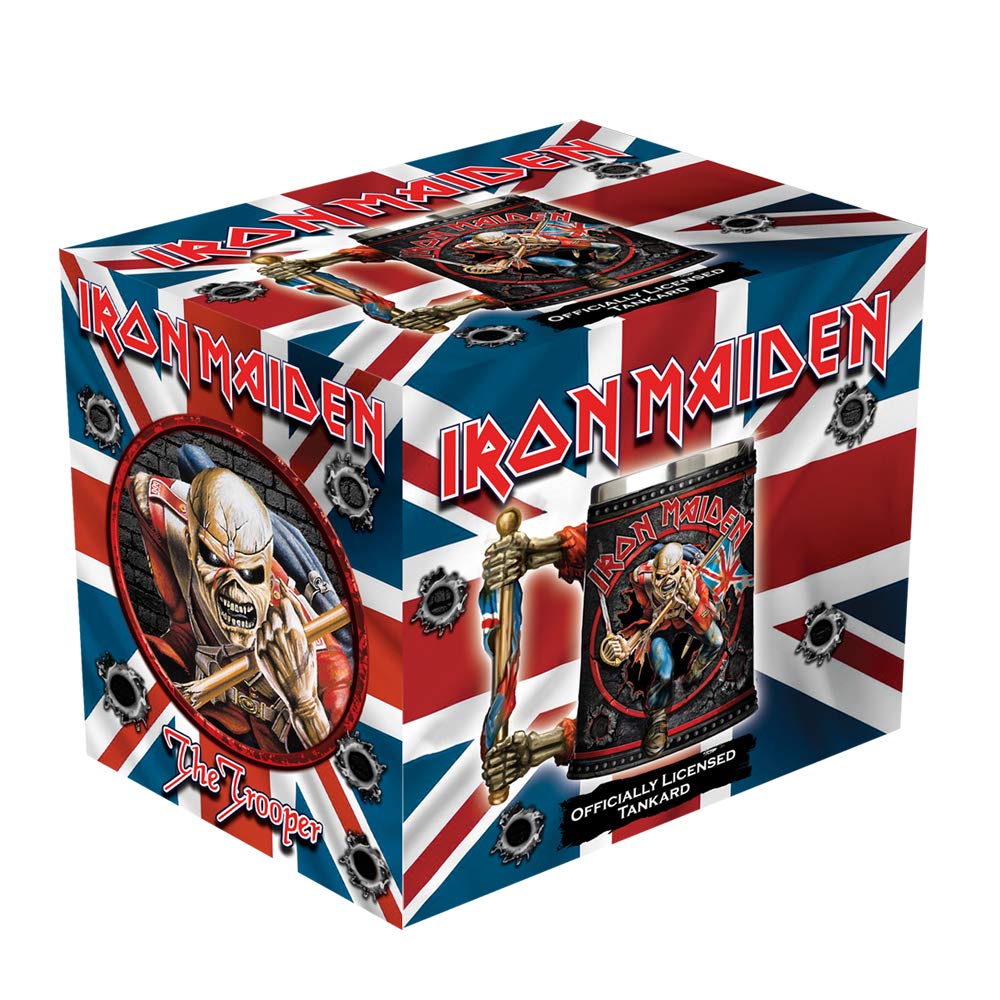 Jarra de cerveza Iron Maiden Eddie – Vaso cervecero coleccionable para fans del heavy metal