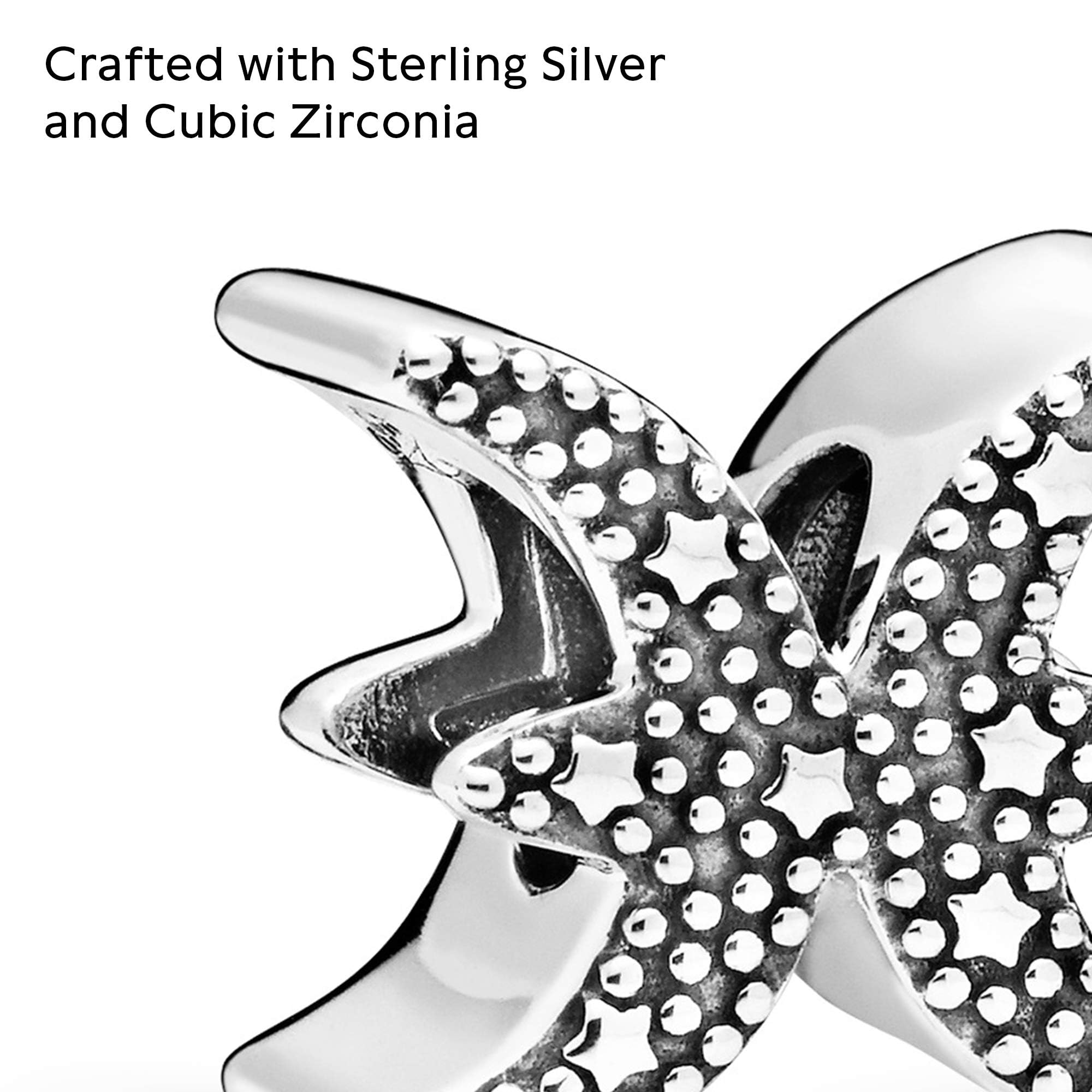 Charm Pandora Piscis ♓ en plata – Joya con significado