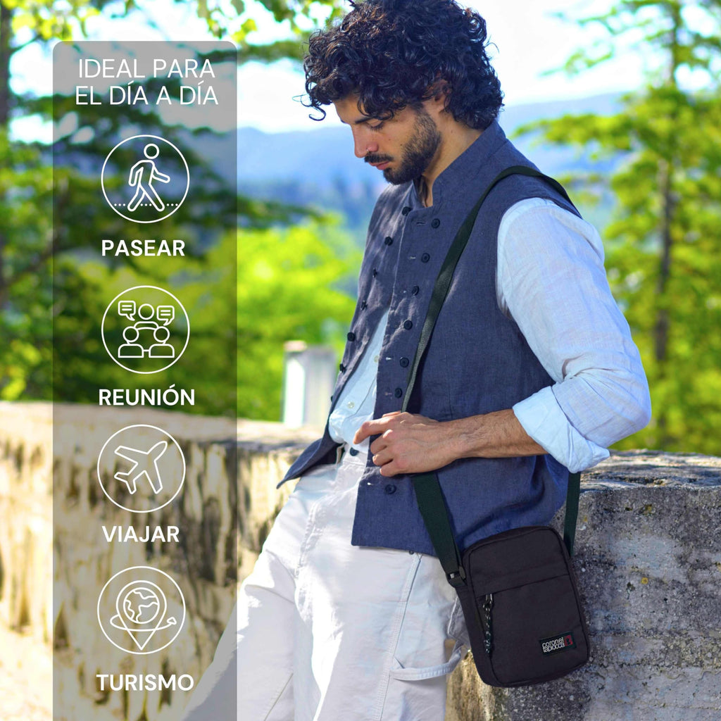 Bandolera casual para hombre