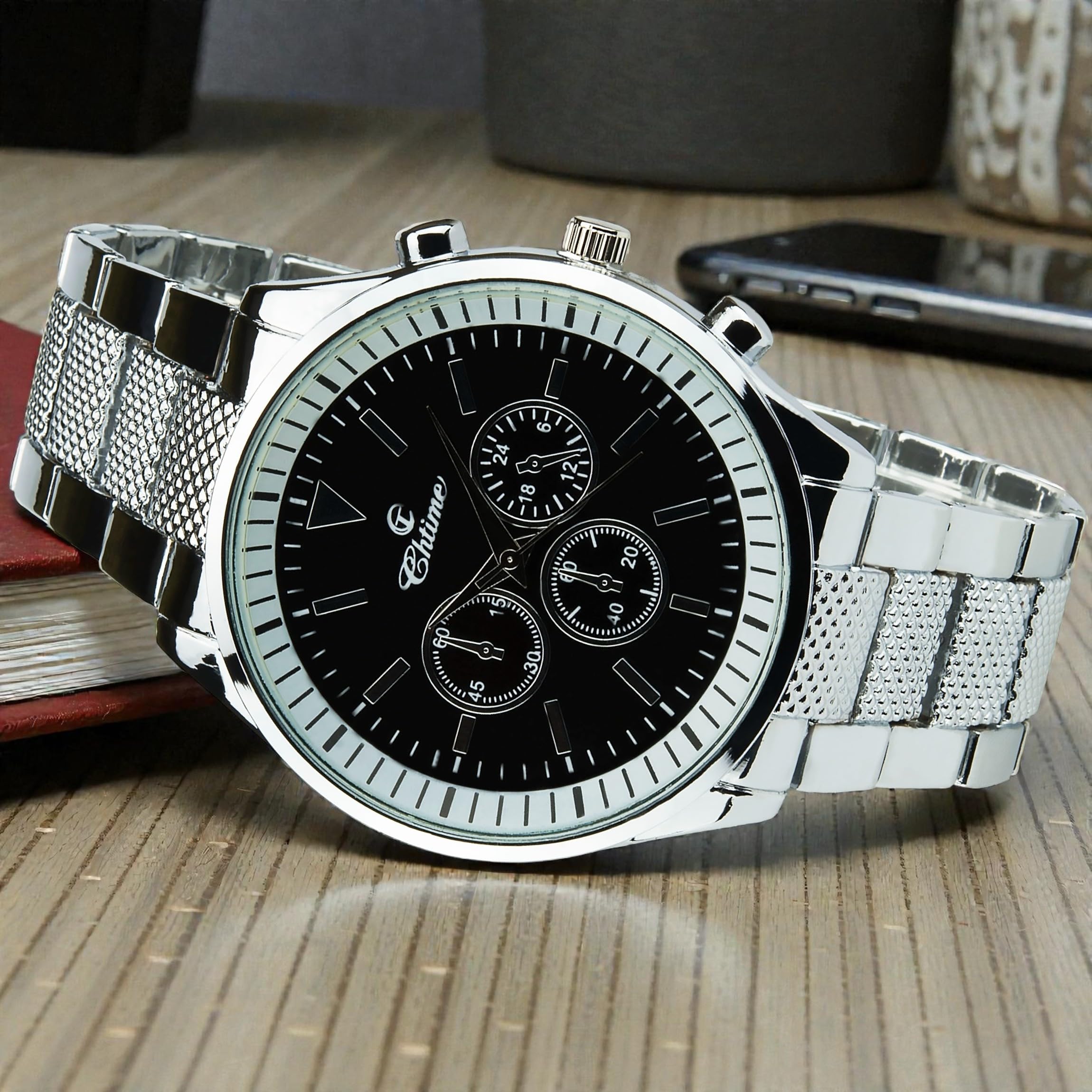 Caja regalo hombre con reloj y accesorios