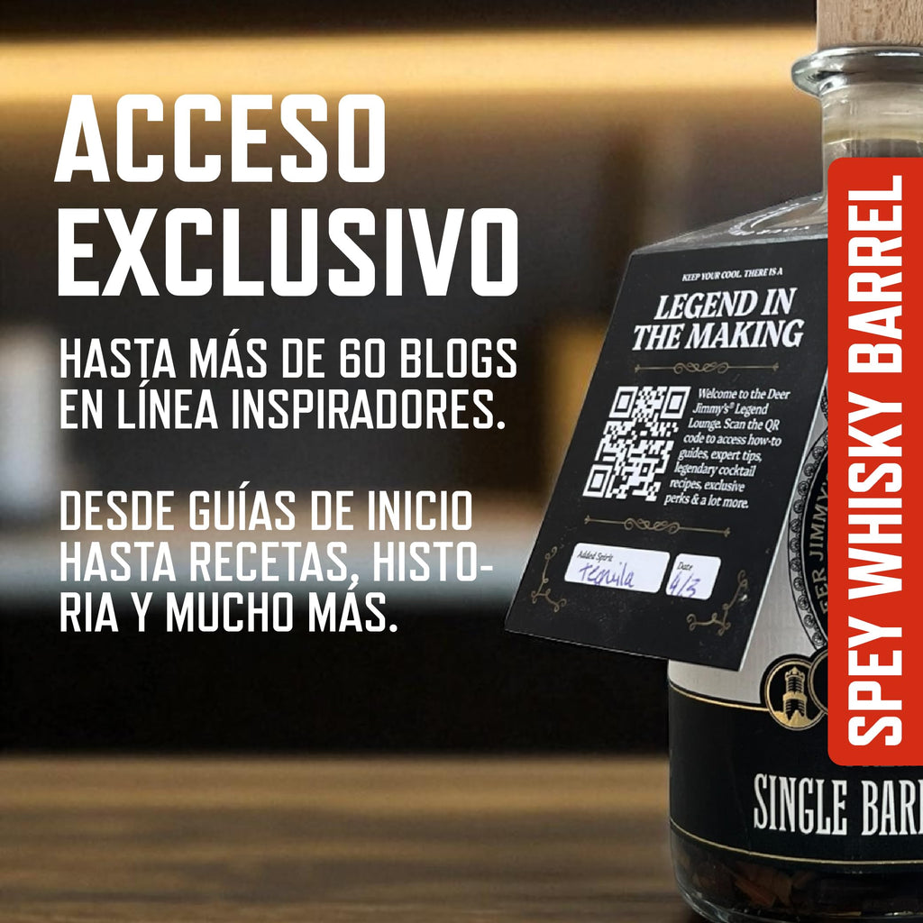 Kit DIY para hacer tu propio whisky – Maduración con roble Speyside | Regalo para amantes del whisky