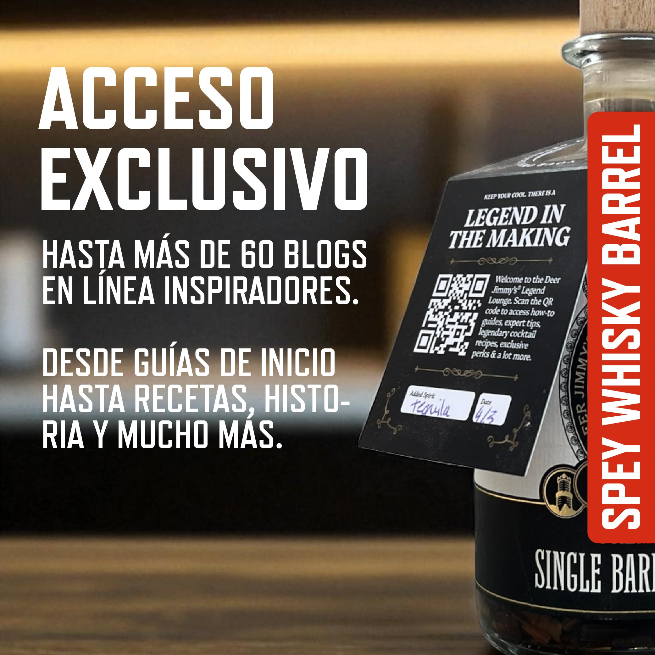 Kit DIY para hacer tu propio whisky – Maduración con roble Speyside | Regalo para amantes del whisky