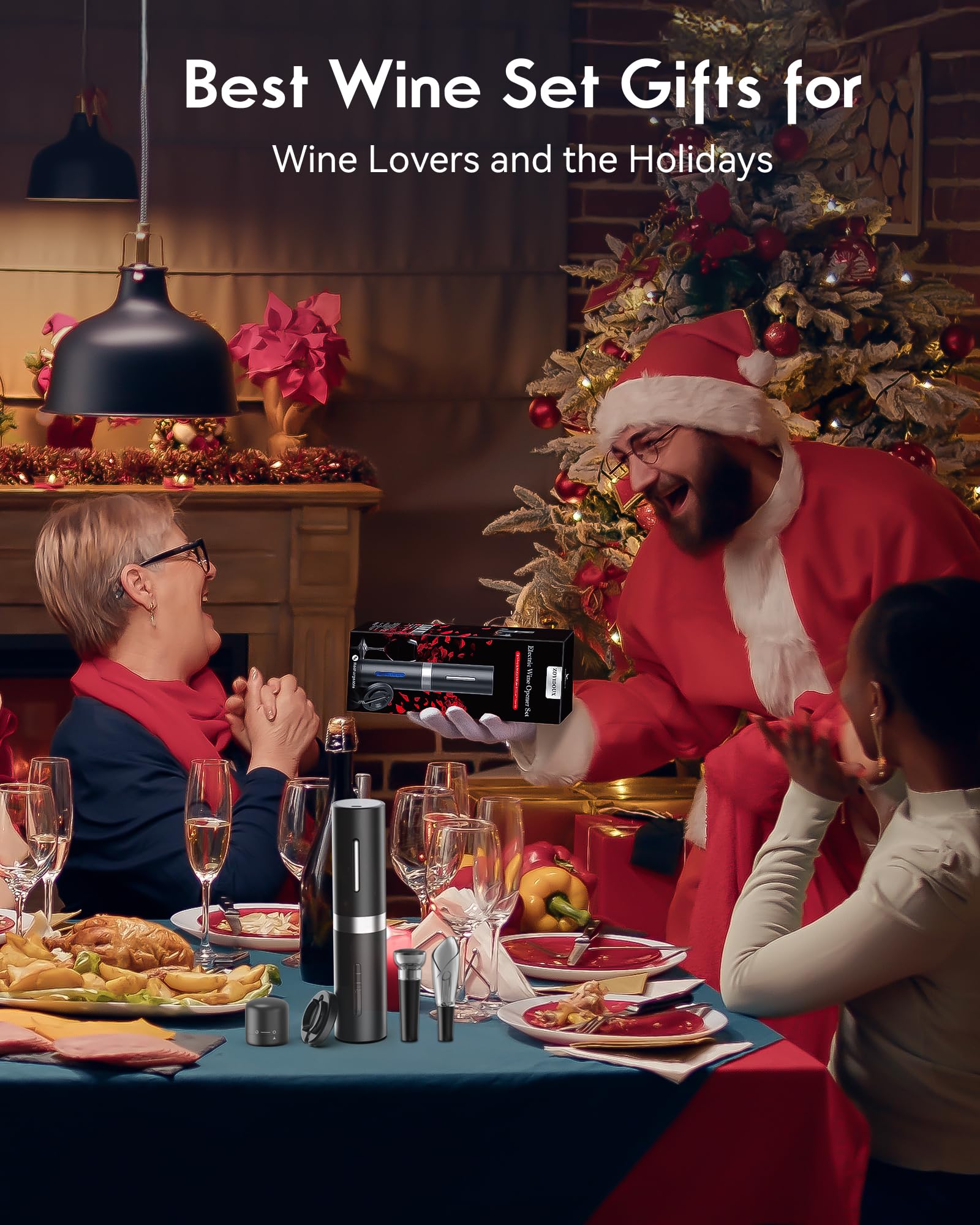 Sacacorchos eléctrico 6 en 1