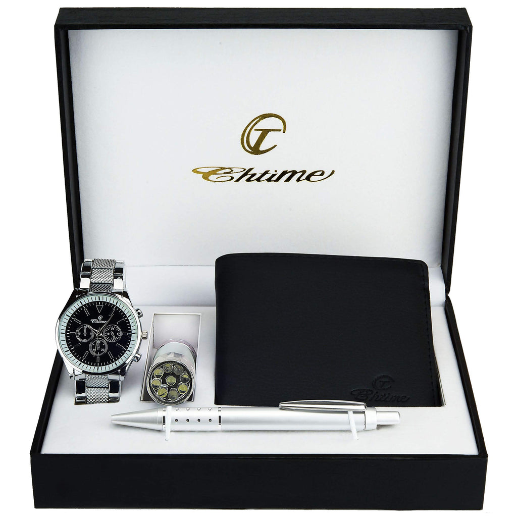 Caja regalo hombre con reloj y accesorios