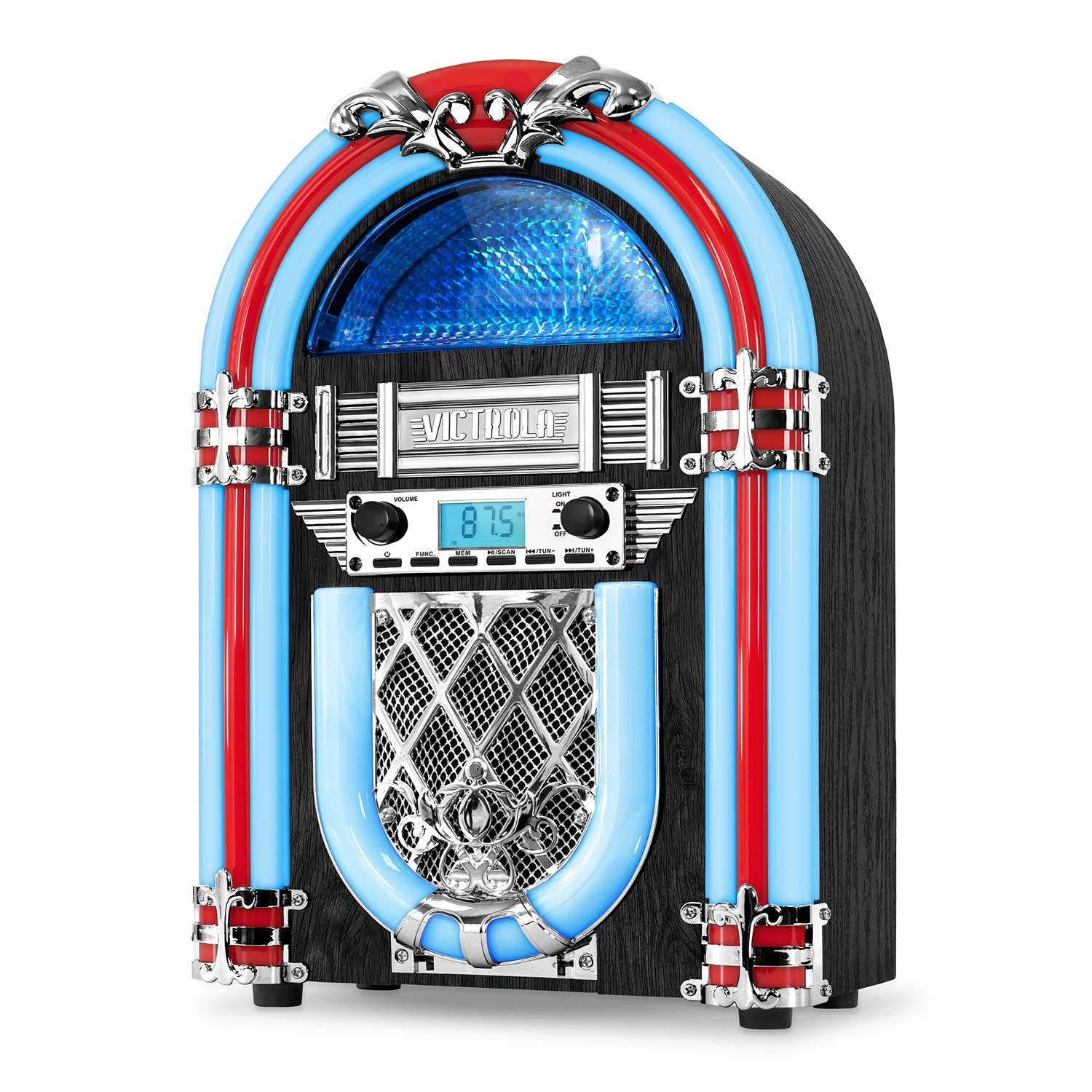 Jukebox Retro de Madera Victrola con Bluetooth – Tocadiscos Decorativo Estilo Vintage