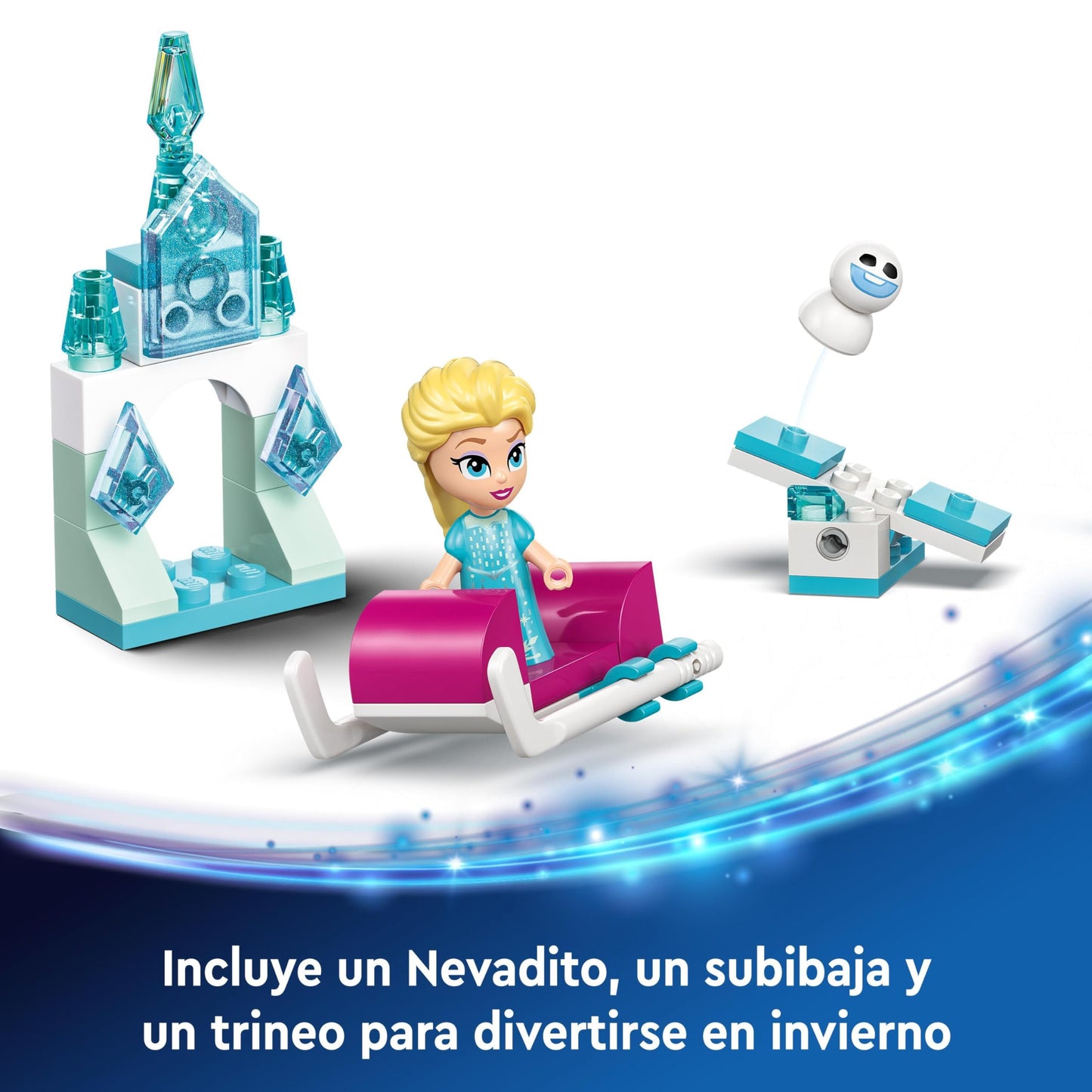 LEGO | Disney Calendario de Adviento 2024 Juguete de Construcción con 5 Micro Muñecas de Elsa, Mirabel, Vaiana y Tiana, Regalo Pre-Navideño para Niñas y Niños de 5 Años o Más 43253