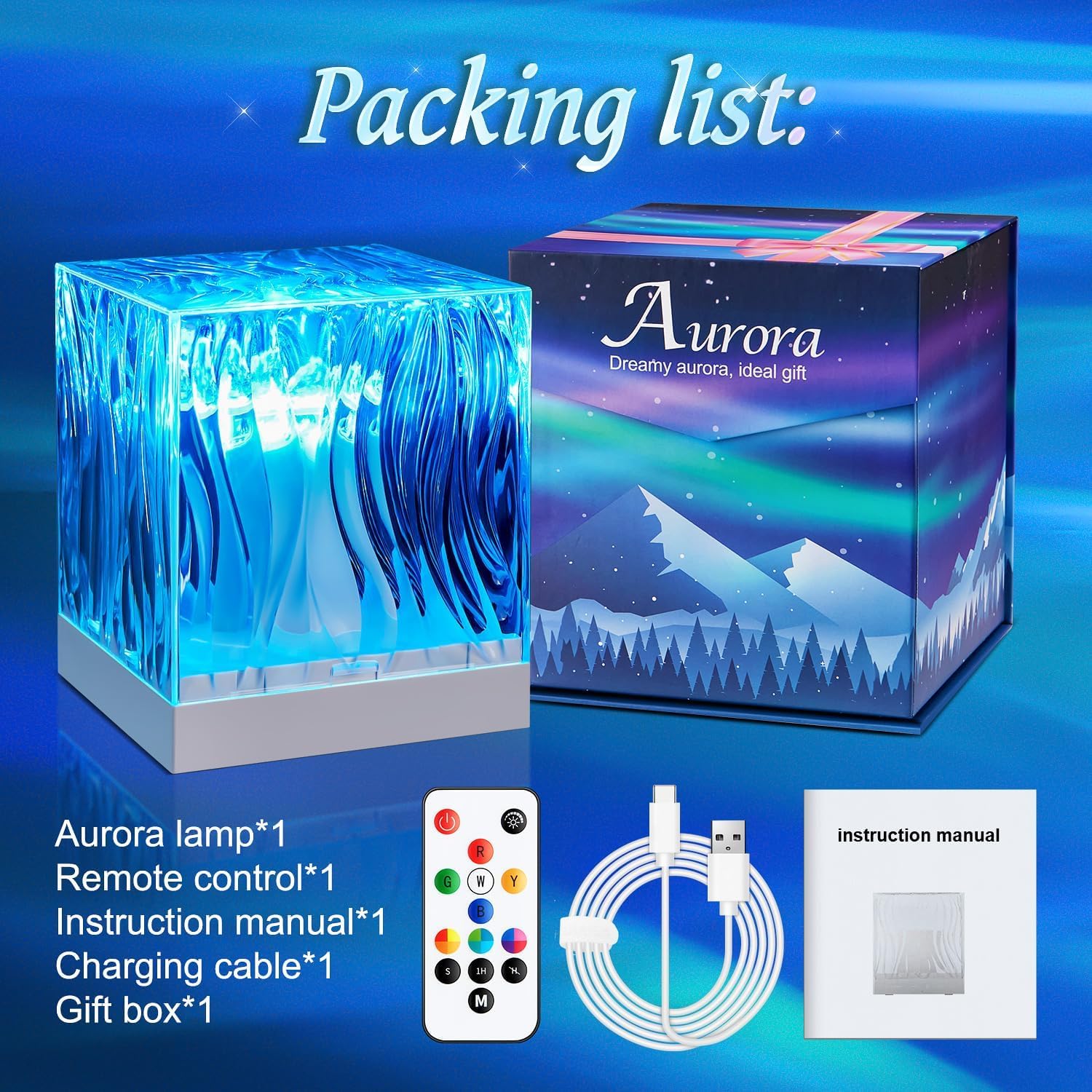 Proyector de Galaxias y Estrellas Real, 18 Colores Luz Dinámica de Proyector Estrellas, 10Ajuste de brillo Luces Led Habitacion, Regalo Dia De La Madre