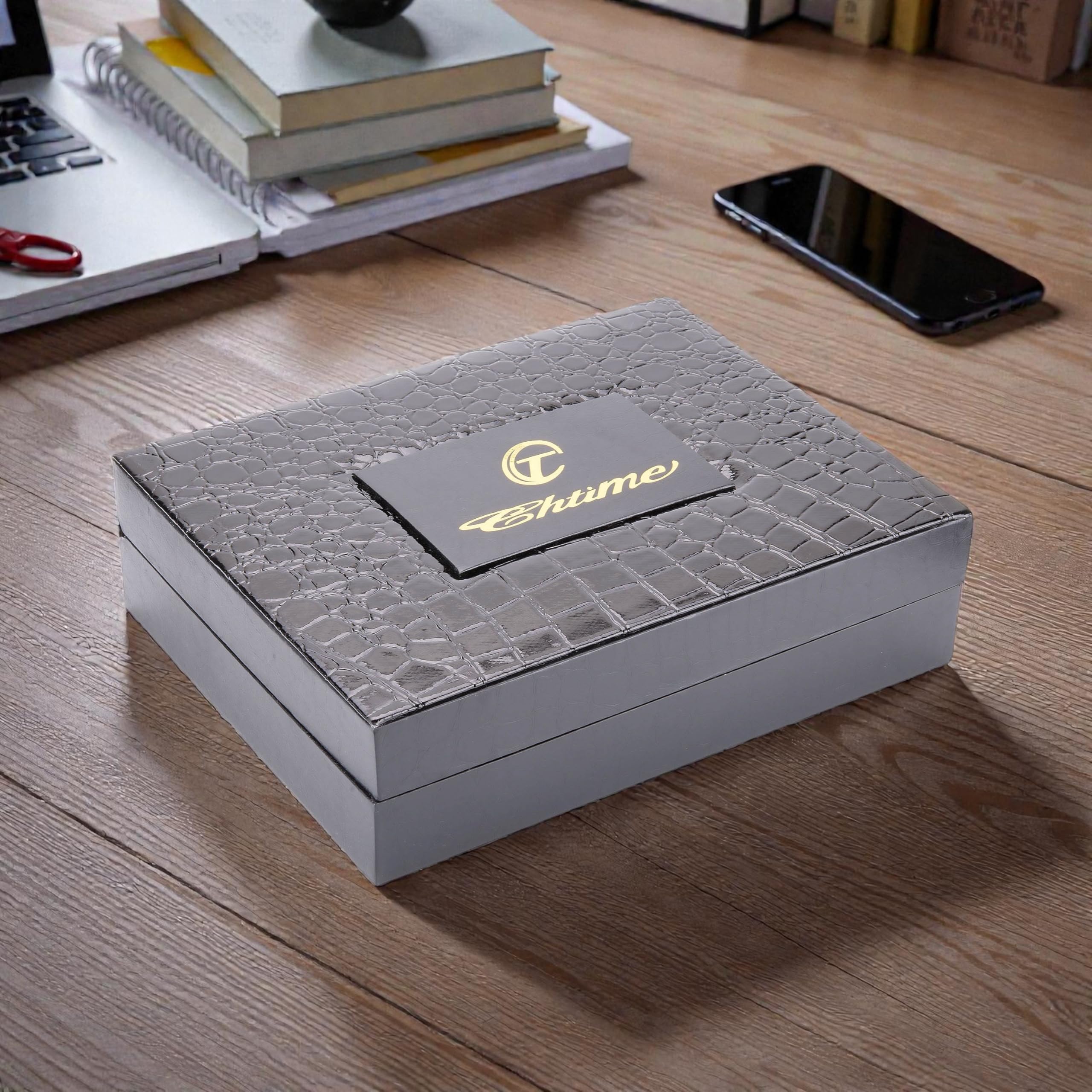 Caja regalo hombre con reloj y accesorios