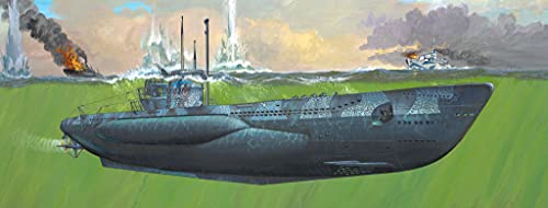 Revell GmbH Revell 05163 5163 Submarino alemán Tipo VII C/41 Platinum (edición Limitada) Kit de Modelo de plástico, Multicolor, 1/72