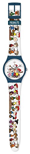 Swatch Nuevo Gent BIO-SOURCED correa de silicona de cuarzo, blanco, 18 reloj casual (modelo: SO29Z107)