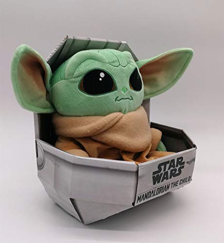 Simba Toys Peluches Disney - Peluche de Baby Yoda de la Serie The Mandalorian de Star Wars, para Niños de todas las edades - 25 cm - no se que regalar