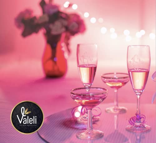 Valeli, Freixenet 2 cava mini 200ml Italian Rosé.Cesta delicatessen bombones Ferrero Rocher, Lindt. Regalo original Navidad, San Valentín, Cumpleaños.Estuche gourmet para regalar (ITALIAN ROSÉ)