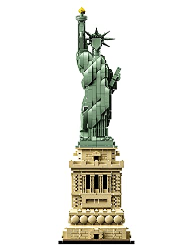 LEGO 21042 Architecture Estatua de la Libertad de Nueva York Set de Construcción, Modelo de Coleccionista, Maqueta Decorativa