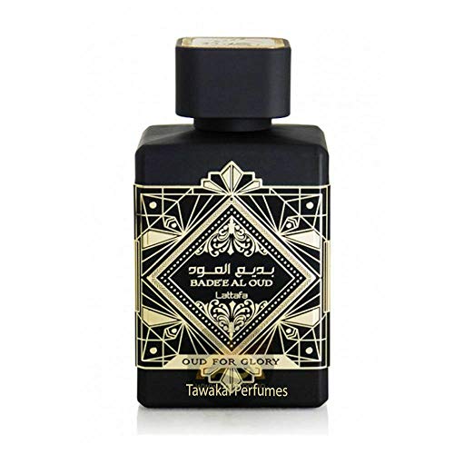 Badee Al Oud (Oud for Glory) - Eau de Parfum con difusor de 100 ml de Lattafa