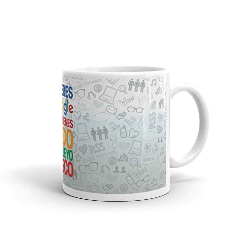 Kembilove Taza de Desayuno para Parejas con Frases Graciosas - Regalo Original Taza diseños Coloridos Enamorados Novios y Novias San Valentín - Taza de café para Regalar Enamorados