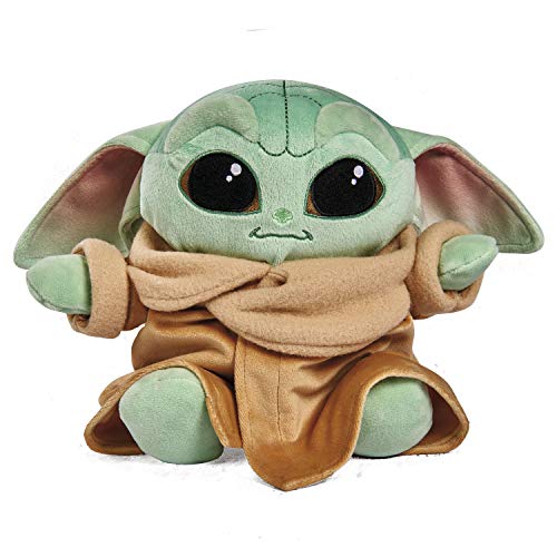 Simba Toys Peluches Disney - Peluche de Baby Yoda de la Serie The Mandalorian de Star Wars, para Niños de todas las edades - 25 cm - no se que regalar