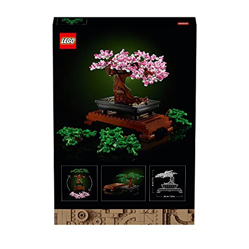 LEGO 10281 Bonsái, Manualidades para Adultos, Decoración para el Hogar DIY, Colección Botanical