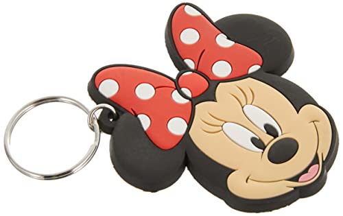 Keychain Disney - Llavero de Goma Minnie Head