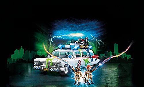 PLAYMOBIL Ghostbusters Ecto-1 con Módulo de Luz y Sonido, a Partir de 6 Años (9220) - no se que regalar