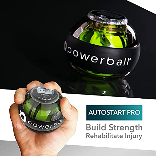 Powerball NSD 280Hz Autostart Ejercitador de Brazo, y Fortalecedor de Antebrazos, Mano y Muñeca, Negro (Pro) - no se que regalar