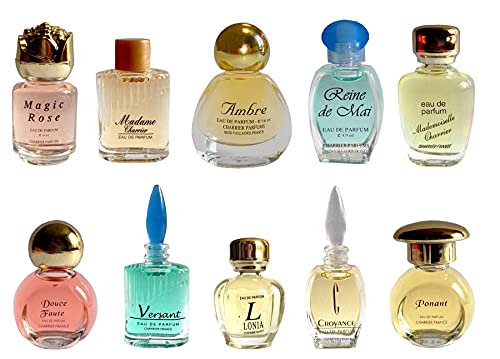 Charrier Parfums Caja Luxe Top Ten De 10 Eau De Parfum En Miniaturas Color Rojo 52,7 ml