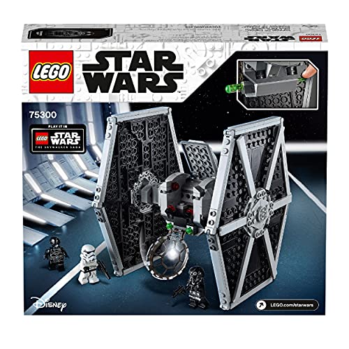 LEGO 75300 Star Wars Caza Tie Imperial Juguete de Construcción con Mini Figuras de Stormtrooper y Piloto de Saga Skywalker - no se que regalar