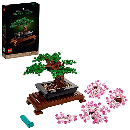 LEGO 10281 Bonsái, Manualidades para Adultos, Decoración para el Hogar DIY, Colección Botanical