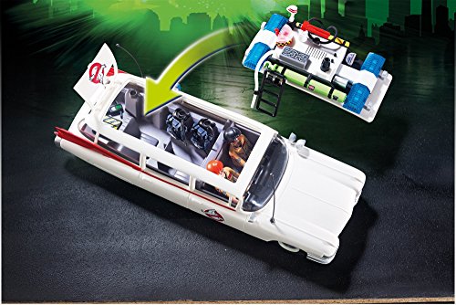 PLAYMOBIL Ghostbusters Ecto-1 con Módulo de Luz y Sonido, a Partir de 6 Años (9220) - no se que regalar