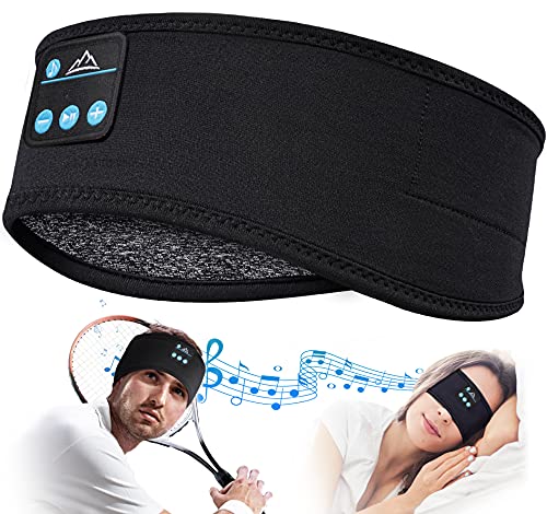 Auriculares para Dormir Regalos Originales para Hombre Mujer - Amigo Invisible Regalos Antifaz para Dormir Auriculares para Dormir con Ultrafinos HD Estéreo Altavoces, Orejeras Antiruido para Dormir