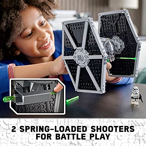 LEGO 75300 Star Wars Caza Tie Imperial Juguete de Construcción con Mini Figuras de Stormtrooper y Piloto de Saga Skywalker - no se que regalar