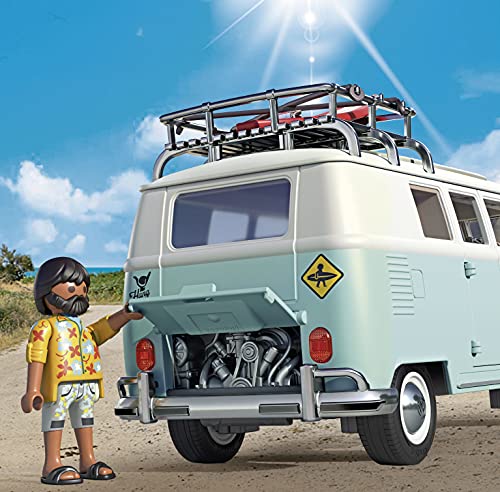 PLAYMOBIL Volkswagen 70826 VW T1 Camping Bus - Edición Especial, A partir de 5 años