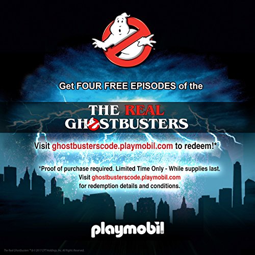 PLAYMOBIL 9219 Ghostbusters, Cuartel Parque de Bomberos, a Partir de 6 Años - no se que regalar