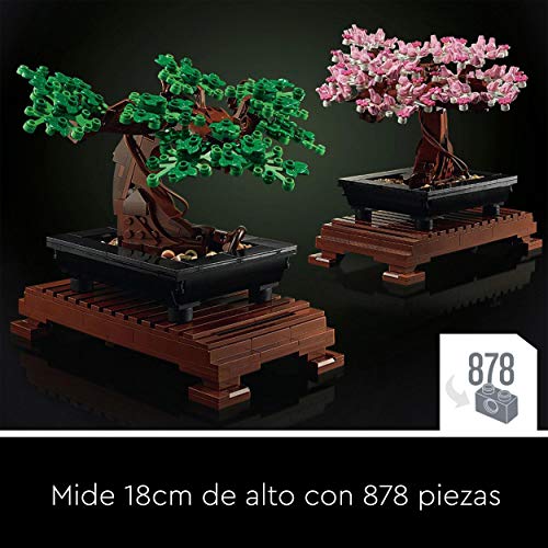 LEGO 10281 Bonsái, Manualidades para Adultos, Decoración para el Hogar DIY, Colección Botanical