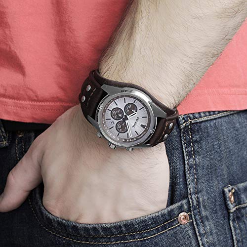 Fossil Reloj Coachman para hombre, de acero inoxidable, con cronógrafo, CH2565