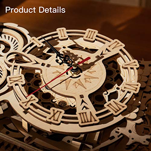 ROKR Owl Clock Puzzle 3D Maqueta Madera | Maquetas para Montar | Maquetas para Construir Adultos - no se que regalar