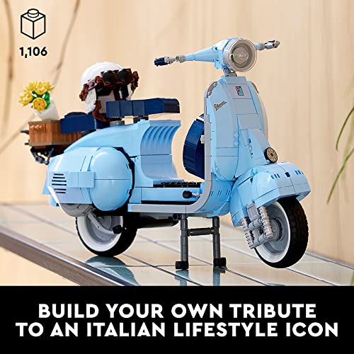 LEGO Vespa 125 10298 Model Building Kit; Build a Detailed Displayable Model of a Vintage Italian Icon with This Building Set for Adults (1,106 Pieces)